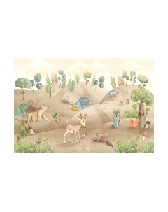 Фотообои листовые Vimala Звери на поляне