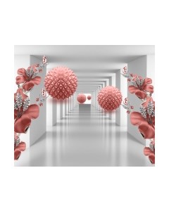 Фотообои листовые Citydecor Цветочная абстракция 12