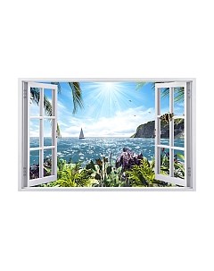 Фотообои листовые Citydecor Вид из окна 2