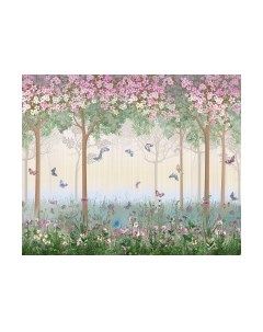 Фотообои листовые Vimala Радужный лес