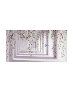 Фотообои листовые Citydecor Flower Tunnel 3D 5