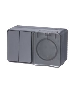 Блок выключатель+розетка Systeme (Schneider) Electric AtlasDesign Profi54 ATN544074 Systeme (schneider) electric