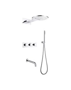 Душевая система со смесителем Abber Wasser Kreis AF8150