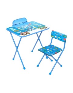 Комплект мебели с детским столом Ника КП2/БГ Большие гонки