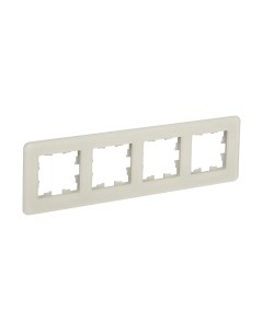 Рамка для выключателей и розеток IEK Brite BR-M42-G-41-K98 Iek