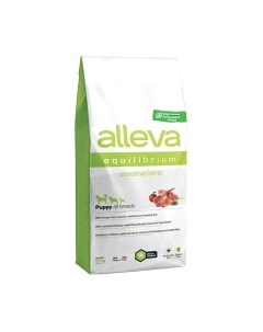 Сухой корм для собак Alleva Эквилибриум Сенситив для щенков всех пород с ягненком / P6001