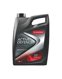 Моторное масло Active Defence B4 Diesel 10W40 / 8204012 Champion