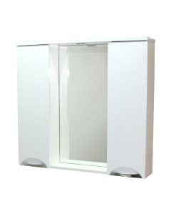 Шкаф с зеркалом для ванной СанитаМебель Эмили 101.900 Санитамебель