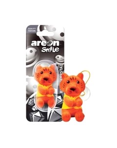 Ароматизатор автомобильный Areon Smile Blister Toy Black Crystal / ARE-ASB03