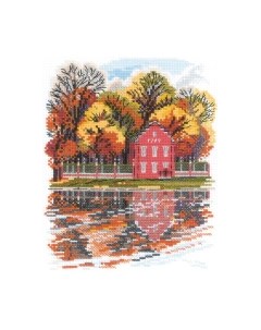 Набор для вышивания Усадьба Кусково. Голландский домик / 1759 Риолис