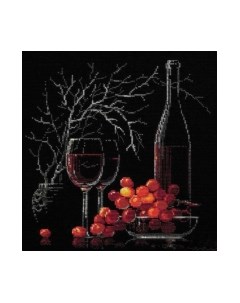 Набор для вышивания Натюрморт с красным вином / 1239 Риолис