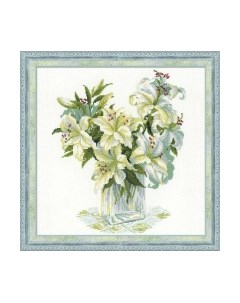 Набор для вышивания Белые лилии / 1169 Риолис