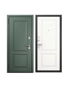 Входная дверь Mastino F4 Family Eco PP черный муар металлик/E-1 авокадо/белый софт