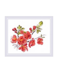 Набор для вышивания Веточка цидонии / 1819 Риолис