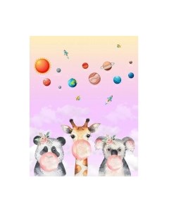 Фотообои листовые Citydecor Bubble Gum 7