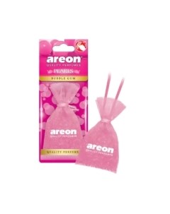 Ароматизатор автомобильный Areon Pearls Bubble Gum / ARE-ABP03