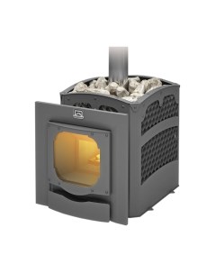 Печь-каменка Теплодар Былина-Сетка-18Ч Панорама 1.2