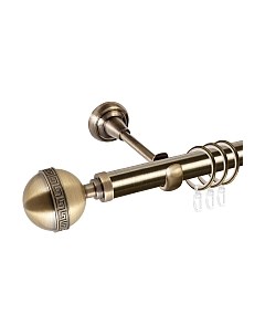 Карниз для штор Grace D25Г + наконечники Таврика Ас форос