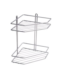 Полка для ванной AKS Classic угловая 2-ярусная Aks