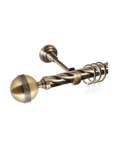 Карниз для штор Grace D25К + наконечники Таврика Ас форос