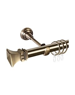 Карниз для штор АС ФОРОС Grace D25Г + наконечники Эмпория Ас форос