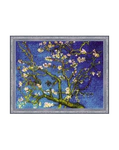 Набор для вышивания Цветущий миндаль по мотивам картины В. Ван Гога / 1698 Риолис