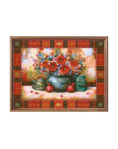 Набор для вышивания Натюрморт по мотивам картины Н.Джапаридзе / 1771 Риолис