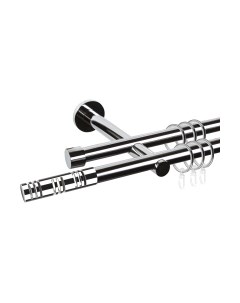 Карниз для штор АС ФОРОС Dance D19Г/19Г + наконечники Элис Ас форос