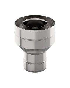 Переходник для труб Гефест Сталь 180x280 AISI 430/430 0.8мм/0.5мм (П-М) (К) Гефест сталь