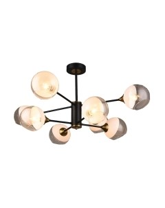 Потолочный светильник Mirastyle SX-N-7224/8 BK+COP