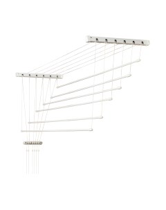 Сушилка для белья Comfort Alumin Group Потолочная 6 прутьев 230см стальная Comfort alumin group