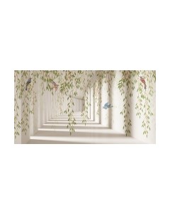 Фотообои листовые Citydecor Flower Tunnel 3D 4