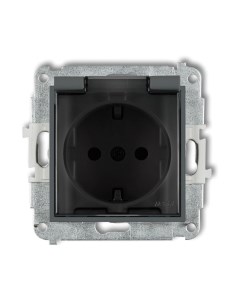 Розетка Karlik Schuko 28MGPB-1sdp