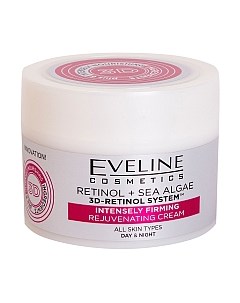 Крем для лица Eveline Cosmetics Ретинол + морские водоросли интенсив лифтинг для всех типов кожи Eveline cosmetics