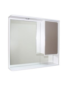 Шкаф с зеркалом для ванной СанитаМебель Этна 17.800 Санитамебель