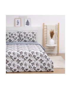 Комплект постельного белья Love Life Flowers Евро / 10322841 Love life