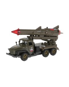 Автомобиль игрушечный Урал С ракетой / CT10-066-4 Технопарк