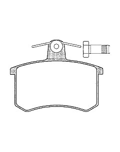 Тормозные колодки AP 05P215 Ap