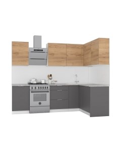 Кухонный гарнитур Интермебель Микс Топ-25 2.0x1.52м правая