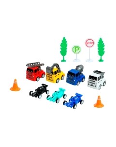 Набор игрушечных автомобилей Мини 558-3102-14T / 9893557 Sima-land