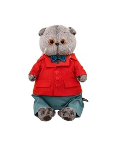 Мягкая игрушка Budi Basa Басик в костюме с вельветовым пиджаком / Ks25-233 Budi basa