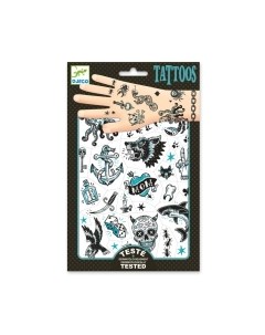 Набор временных татуировок Djeco Пираты / 09594