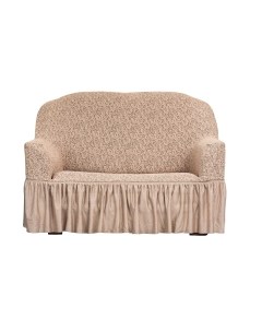 Чехол на 2-х местный диван Софатэкс Стандарт Венеция ПО-4 с оборкой / 1137