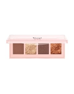 Палетка теней для век Pupa Vamp! 4 Eyeshadow Palette тон 002 Gold Bronze