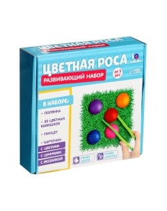 Развивающий игровой набор Zabiaka Цветная роса / 4429019