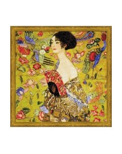 Набор для вышивания Дама с веером по мотивам картины Г.Климта / 1226 Риолис