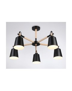 Люстра Ambrella TR82211/5 BK/LW