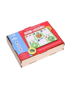 Развивающая игра Лесная мастерская Лото. Азбука / 9118414