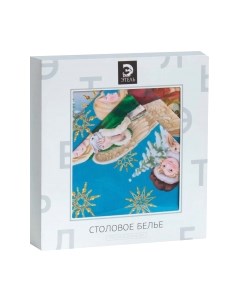 Комплект столового белья Этель Christmas Time. Скатерть + салфетки / 4496665