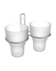 Набор стаканов для зубной щетки и пасты FORA FOR-FR039CR Fora